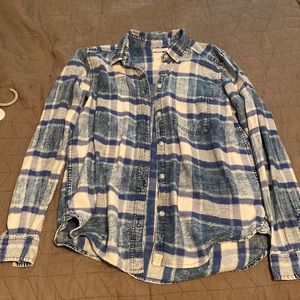 Flannel button up boyfriend fit